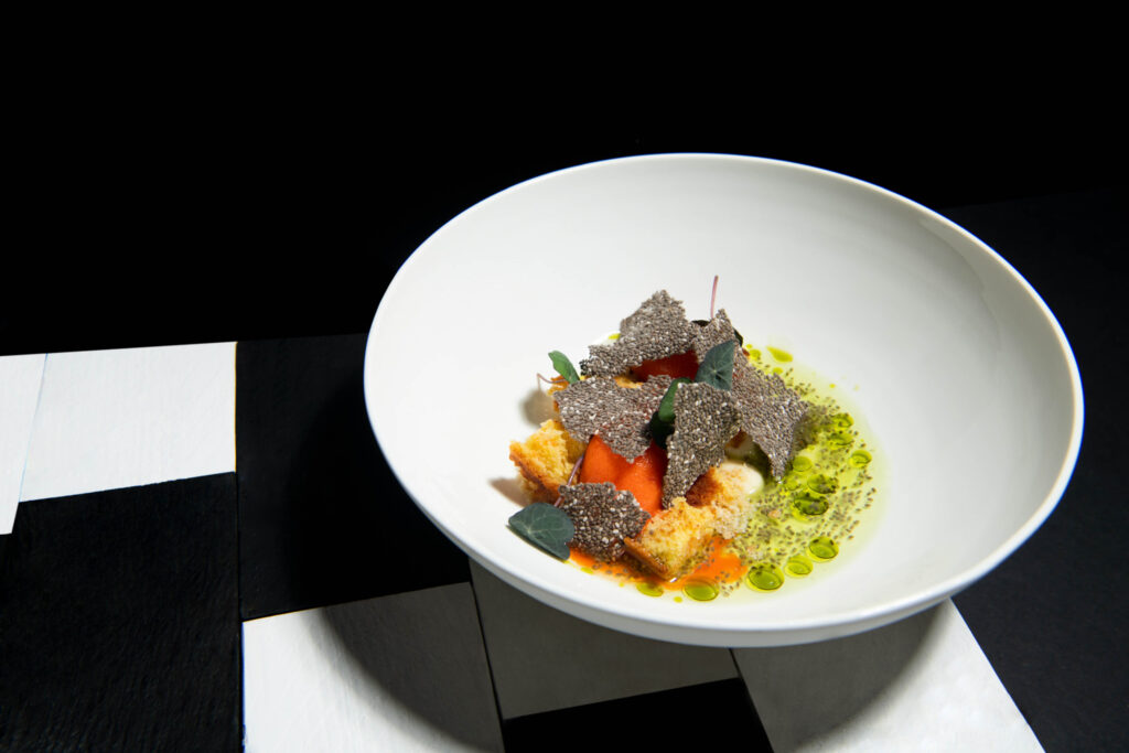 Foodfototgrafie - Restaurant Wörgötter - weißer Teller/ Nachspeise