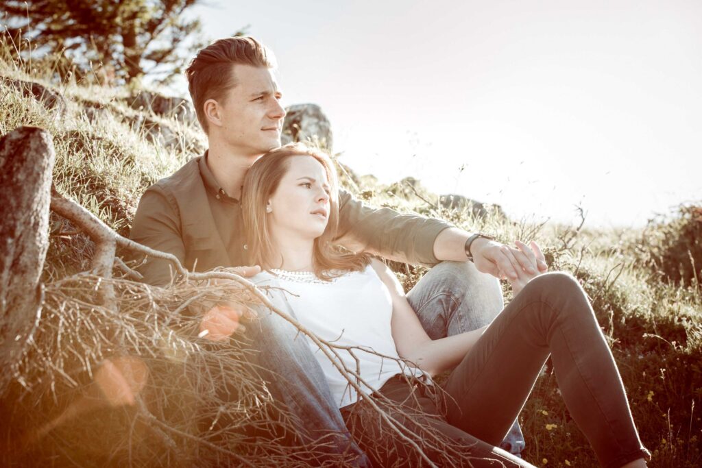 Portraitshooting - Pärchenshooting on location am Alten Almhaus- Outdoorshooting