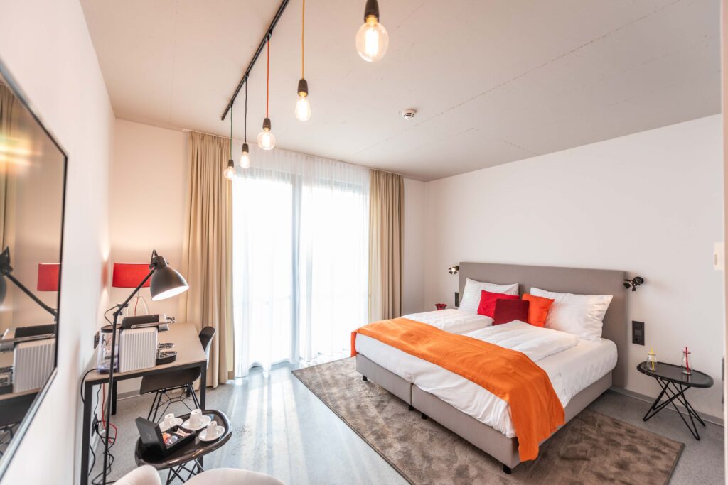 Werbefotografie - Stoelzle Oberglas - Bed & Breakfast - Architekturaufnahme der Zimmer