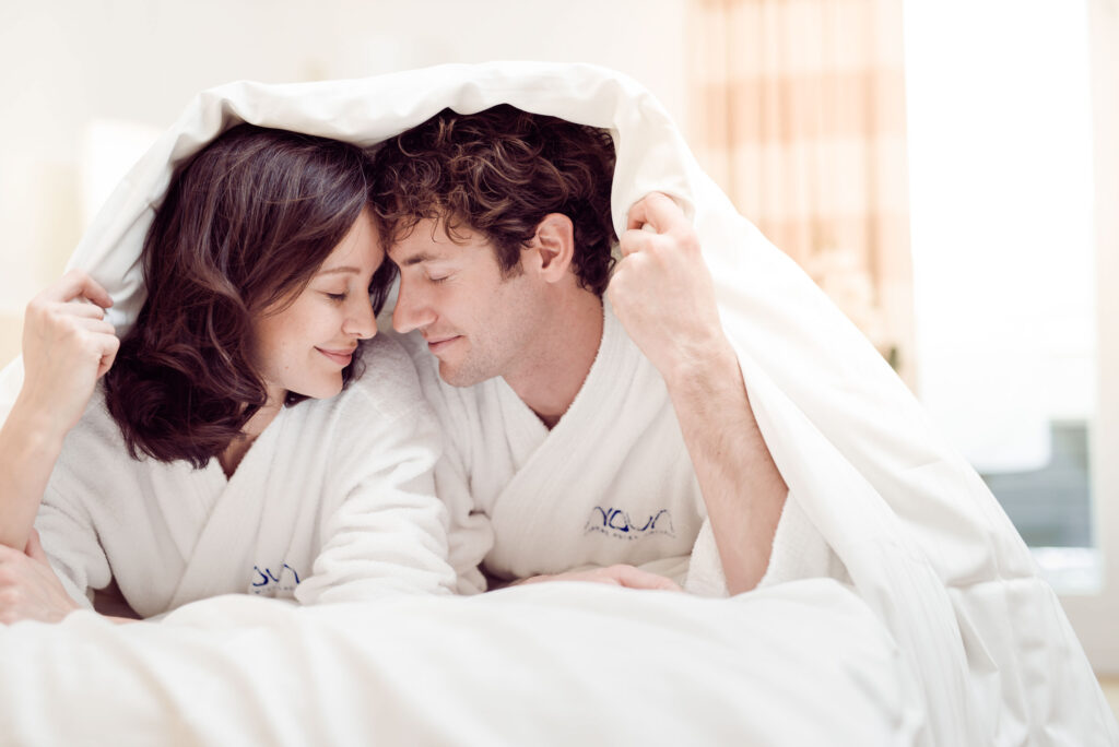 Werbefotografie Hotel Therme Nova - Innenbereich mit Models