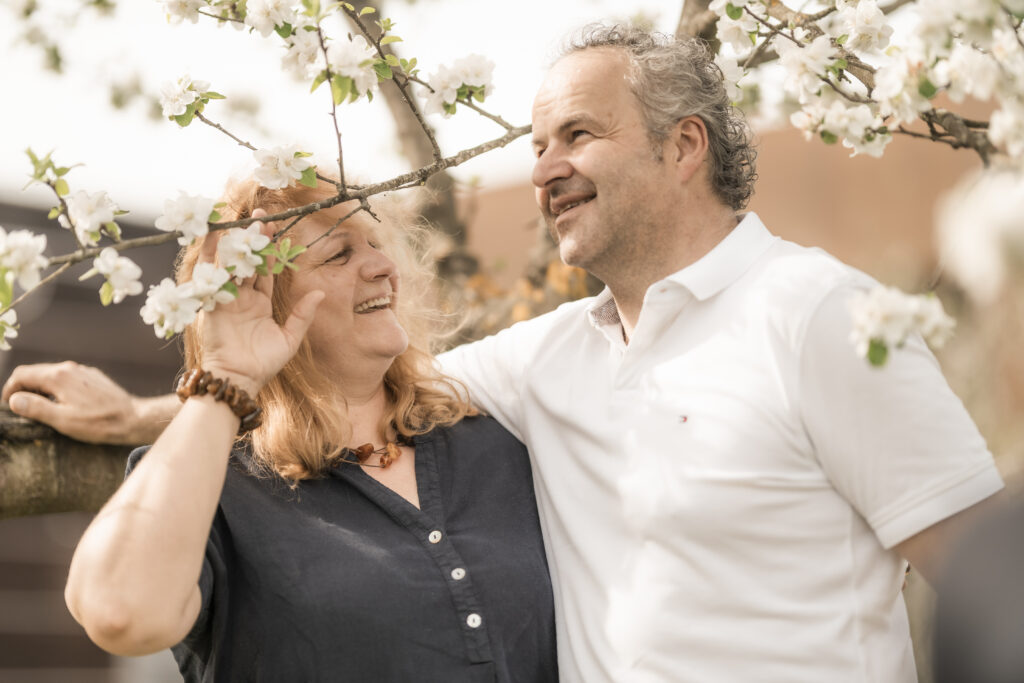 Werbefotografie- Aufnahme der Familie des Familienunternehmen RIbes