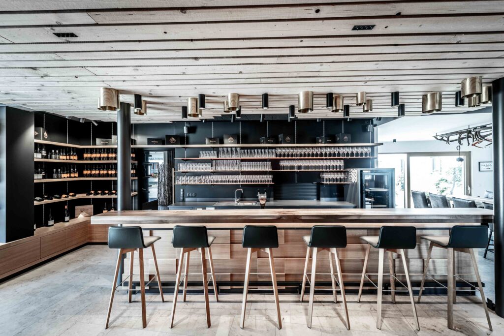 Architekturfotografie - Weingut Böheim - Aufnahme des Gastraumes