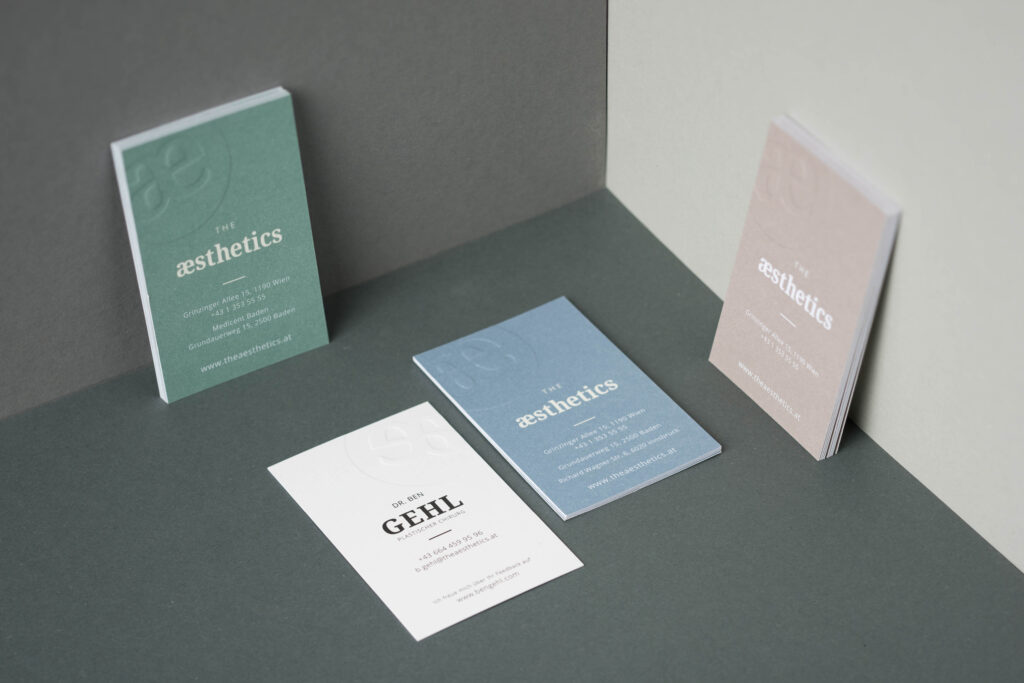 Werbefotografie "the aesthetics" - Produktaufnahme im Fotostudio der Drucksorten