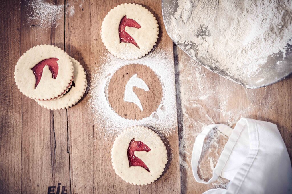 Werbefotografie Bäckerei & Konditorei Jechart in Edelschrott - Porudktaufnahme von rohen Keksen