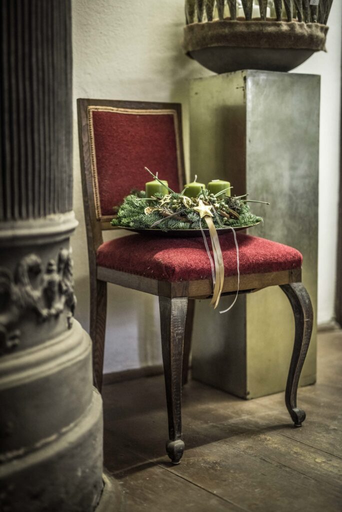 Werbefotografie Gärtnerei Zwanzger - Aufnahme Weihnachtsausstellung im Schloss Alt Kainach