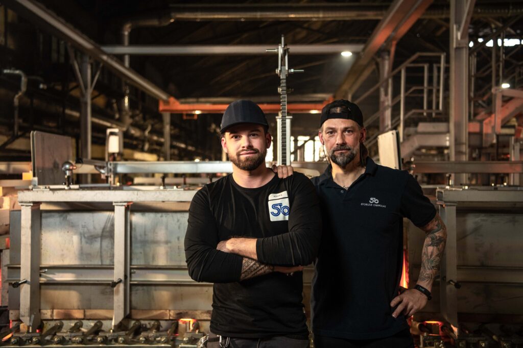 Werbefotografie - Stoelzle Oberglas-Porträts "Generationen" bei Stoelzle Oberglas