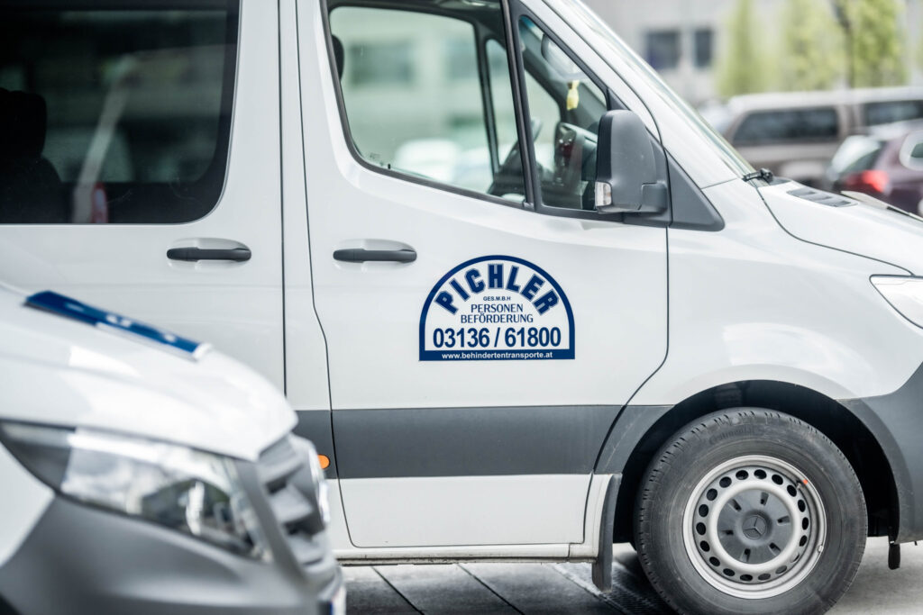 Werbefotografie - Taxi Pichler - Aufnahme der Taxis