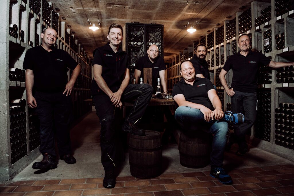 Werbefotografie Winzergenossenschaft Achkarren - Teamfoto der Kellermeister