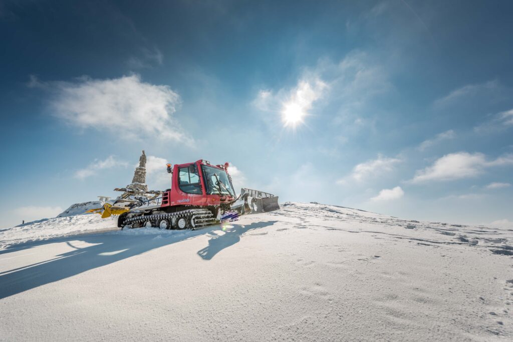Werbefotografie für die Lipizzanerheimat im Winter - Schneelandschaft