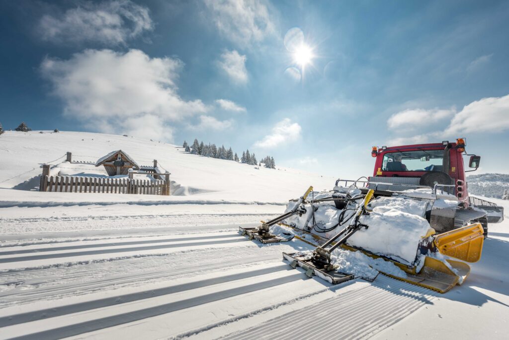 Werbefotografie für die Lipizzanerheimat im Winter - Schneelandschaft