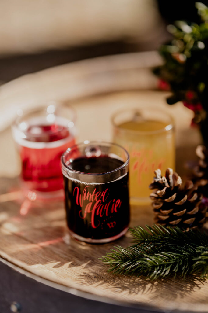Werbefotografie Alte Wache in Freiburg - Produktaufnahme Glühwein "Winter Marie"