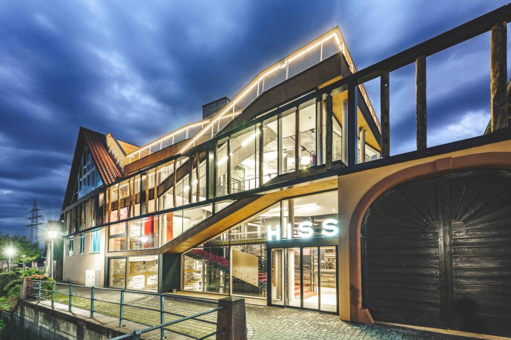 Architkturfotografie des Weingut Hiss