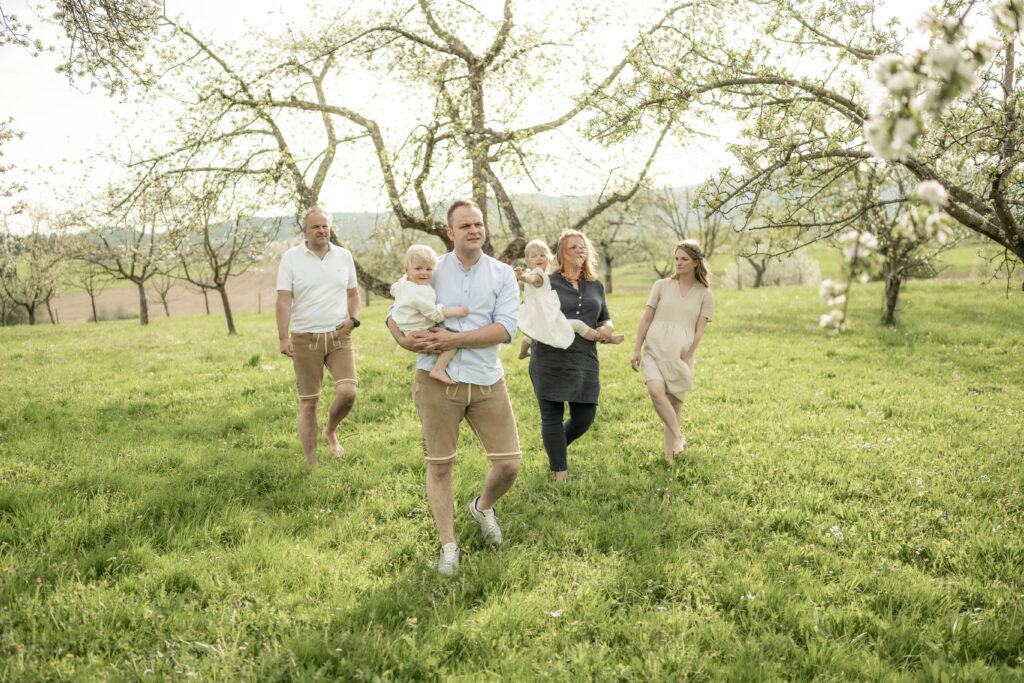 Werbefotografie- Aufnahme der Familie des Familienunternehmen RIbes