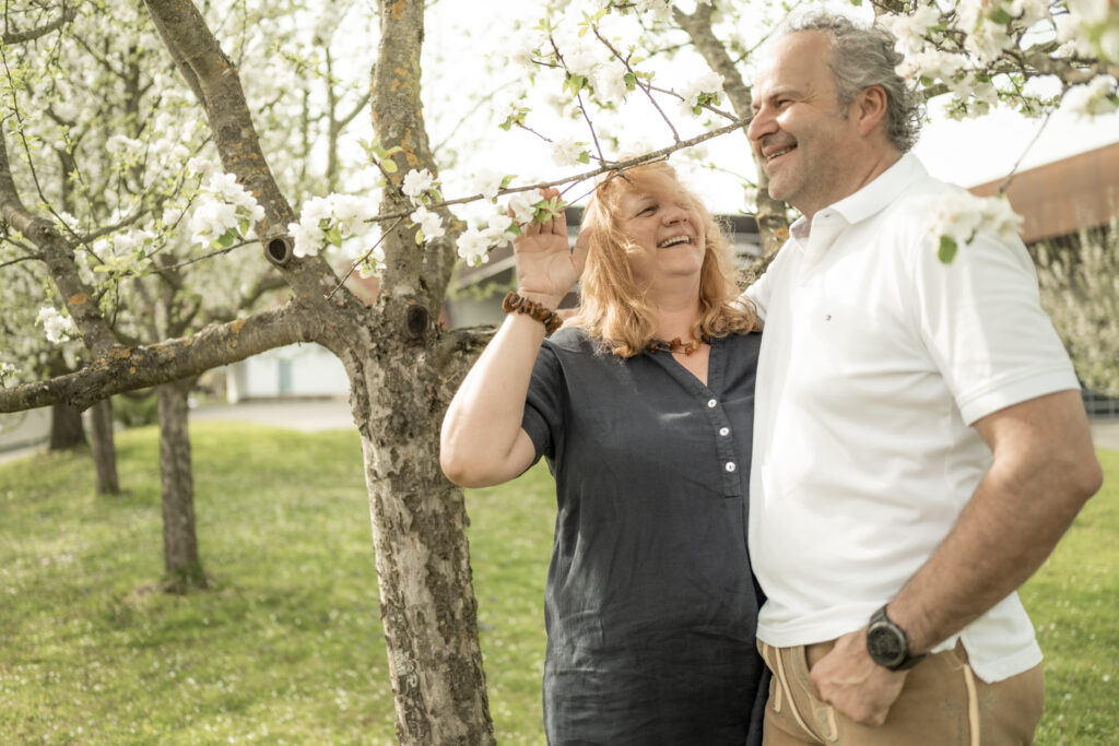 Werbefotografie- Aufnahme der Familie des Familienunternehmen RIbes